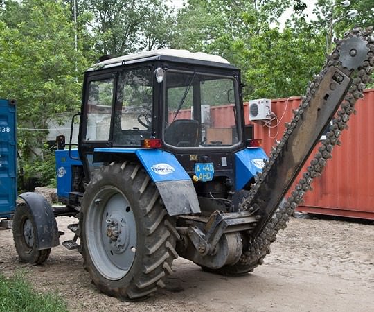 Траншеекопатель в аренду в Бердске и  Новосибирской области